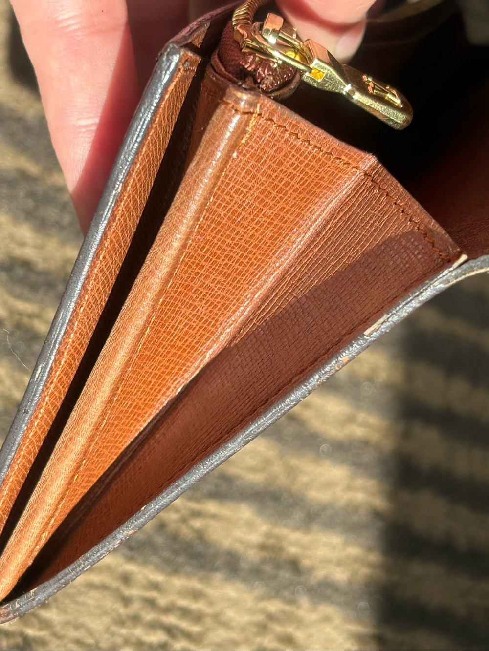 Auth Louis Vuitton monogram Sarah wallet Vintage - Picture 7 of 12